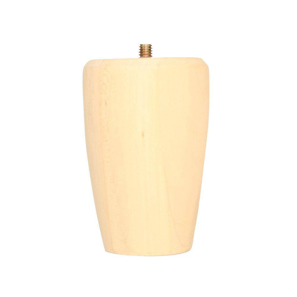 Waddell WAD2748 2-58 in. x 2-58 in. x 4 in. Basswood Tapered Leg 10001519