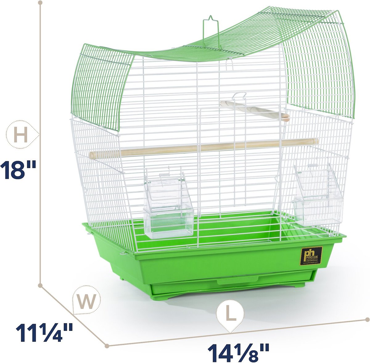 Prevue Pet Products Southbeach Wave Top Bird Cage