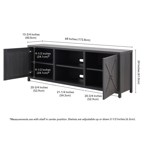 Granger Rectangular TV Stand for TV's up to 75