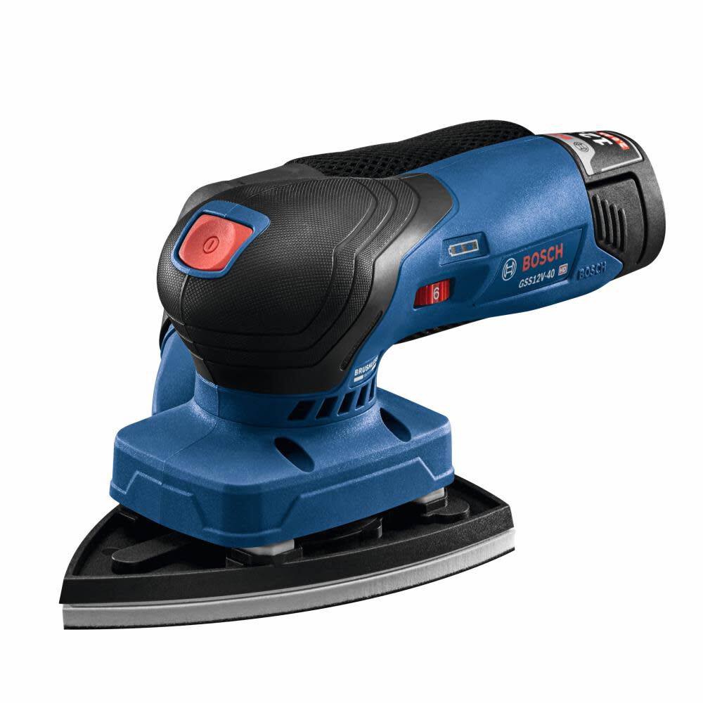 Bosch 12V 1/4 Sheet Orbital Finishing Sander Bare Tool GSS12V-40N from Bosch