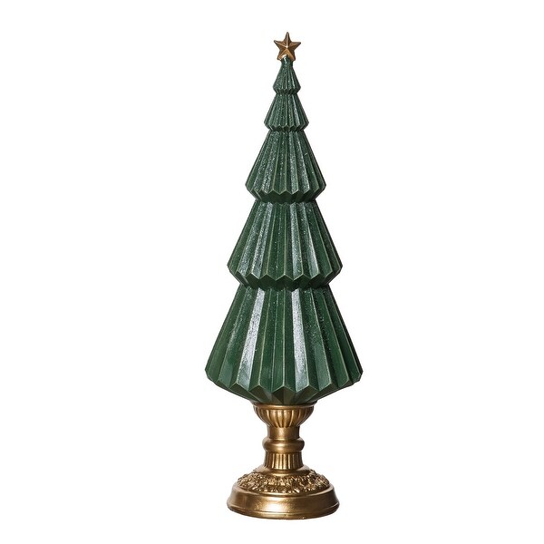 Transpac Resin 15 in. Holiday Regal Tree Figurine