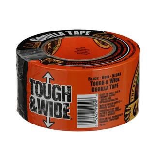 Gorilla 25 yds. Tough and Wide Black Duct Tape 106425