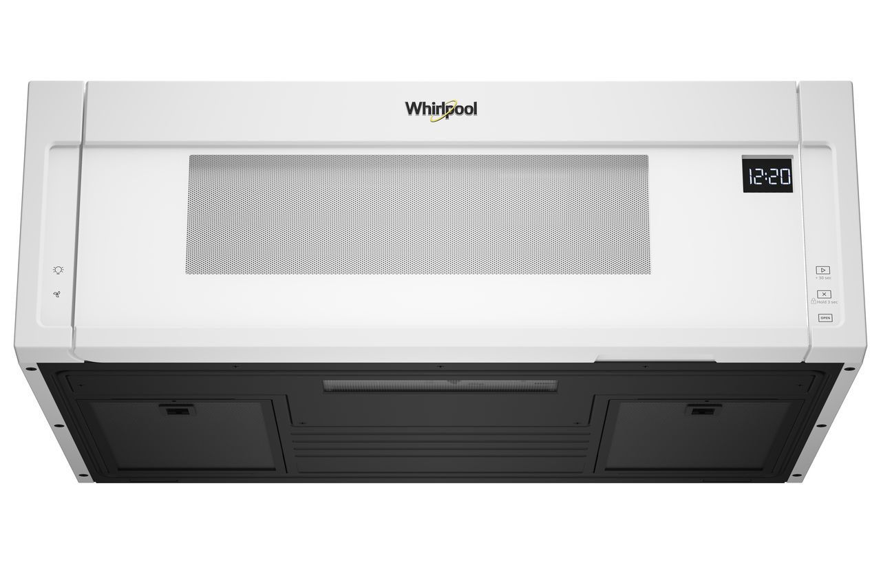 Whirlpool 1.1 Cu. Ft. White Low Profile Microwave Hood Combination