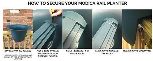 Modica Rail Planter 24