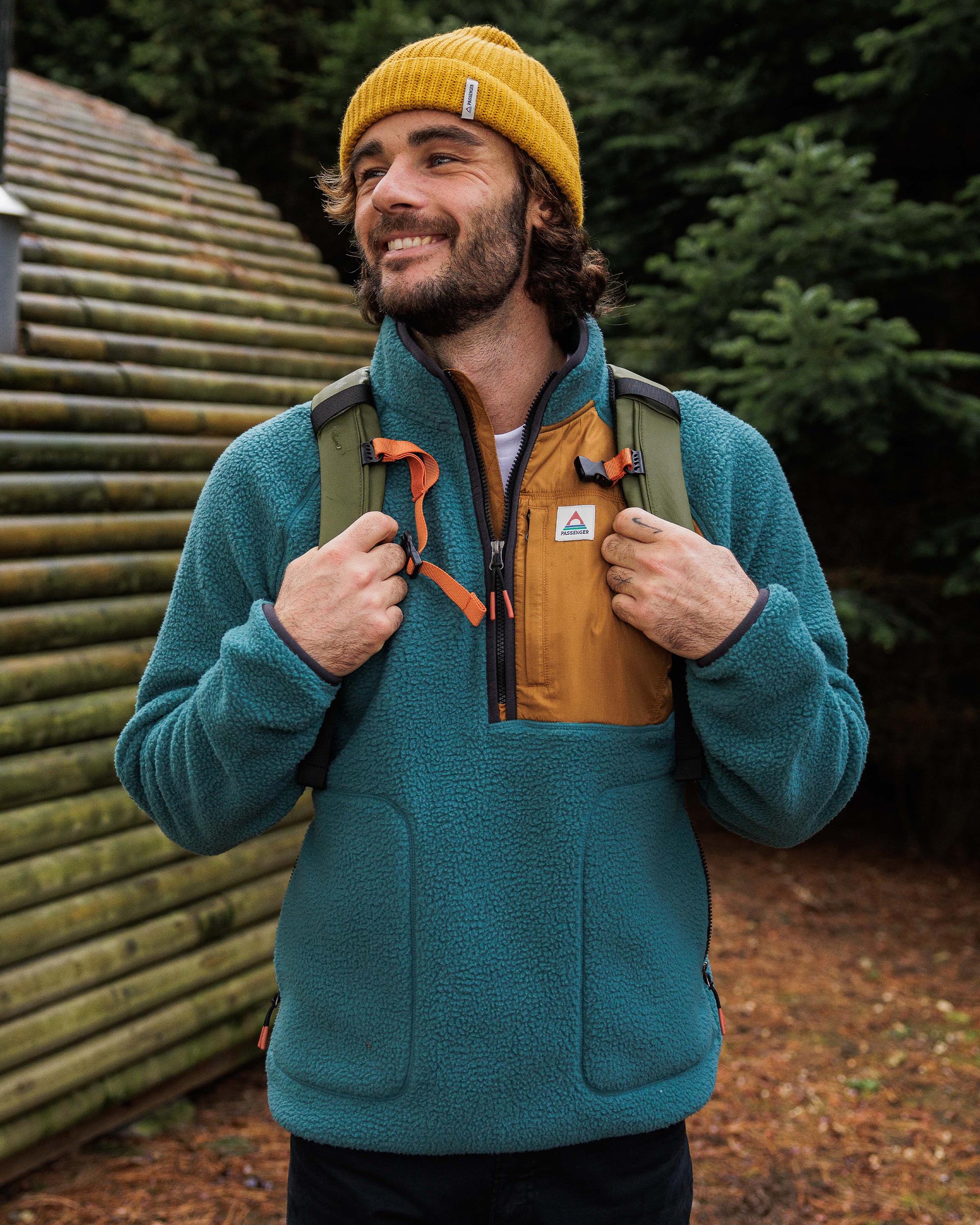 Offgrid 2.0 1/2 Zip Recycled Sherpa Fleece - Mediterranean