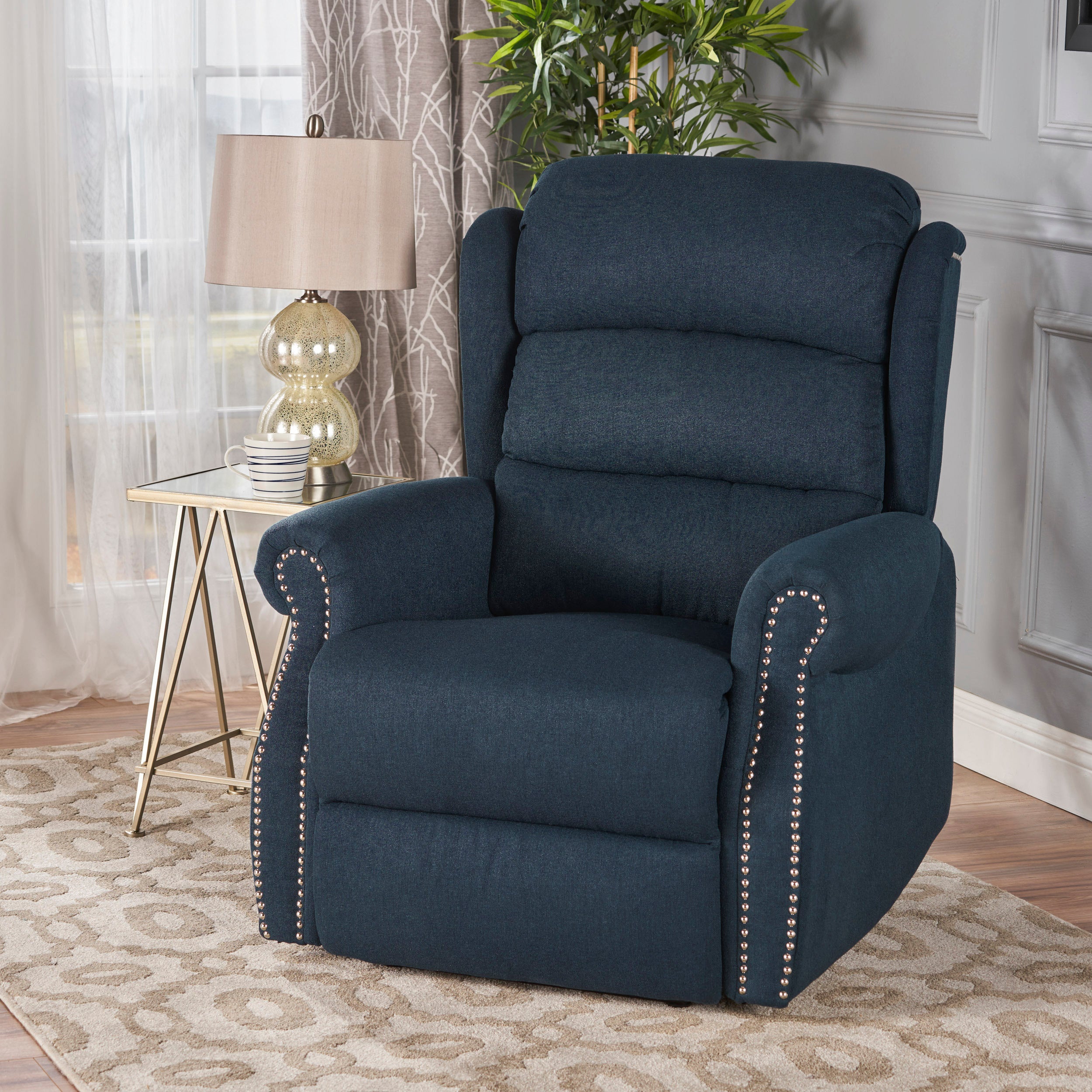 Desiree Tufted Fabric Power Recliner