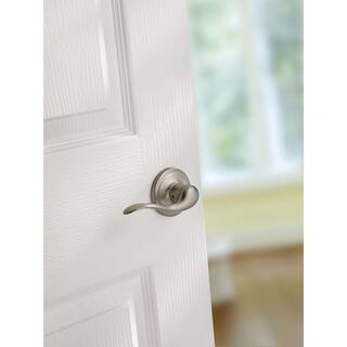 Kwikset Tustin Satin Nickel HallCloset Door Lever with Microban Antimicrobial Technology 720TNL 15 CP