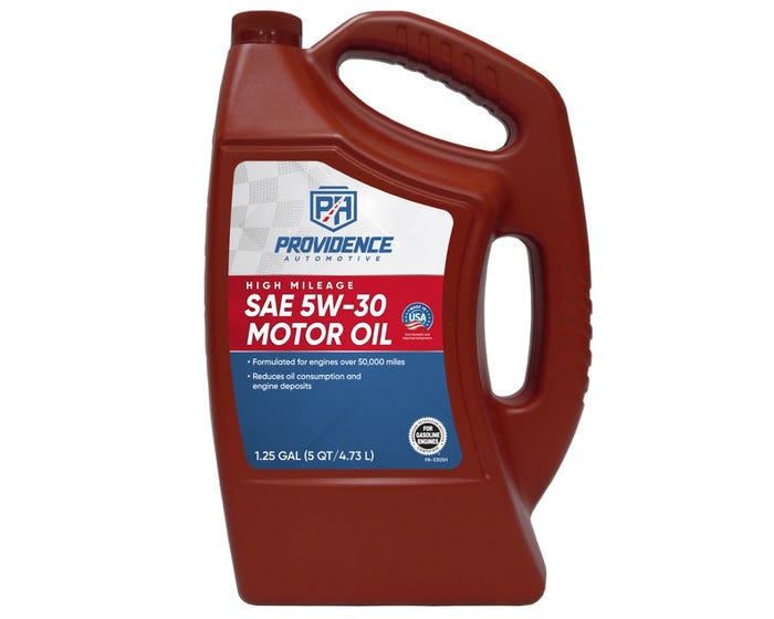 Providence Automotive High Mileage Motor Oil 5W30， 5 Quart - PA-5305H