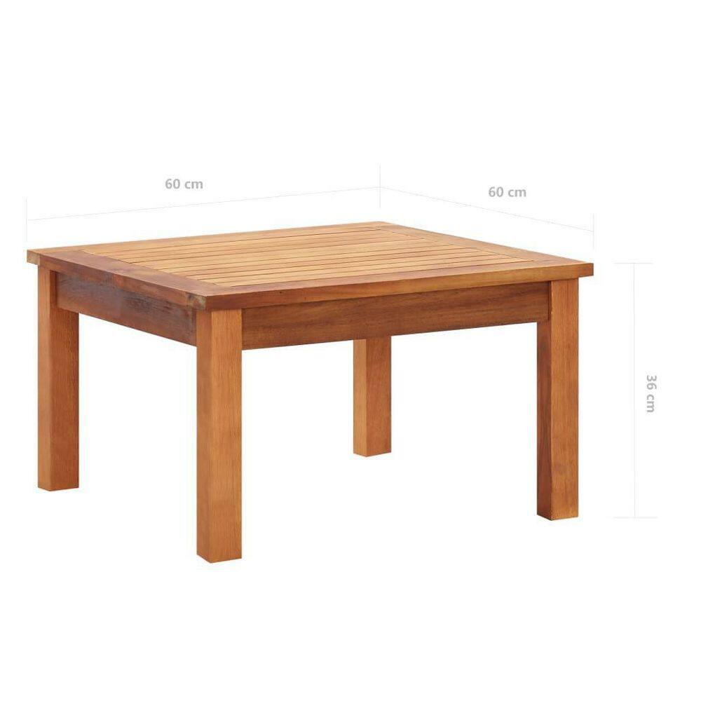 Wood Picnic Table 23.6x23.6x14.2