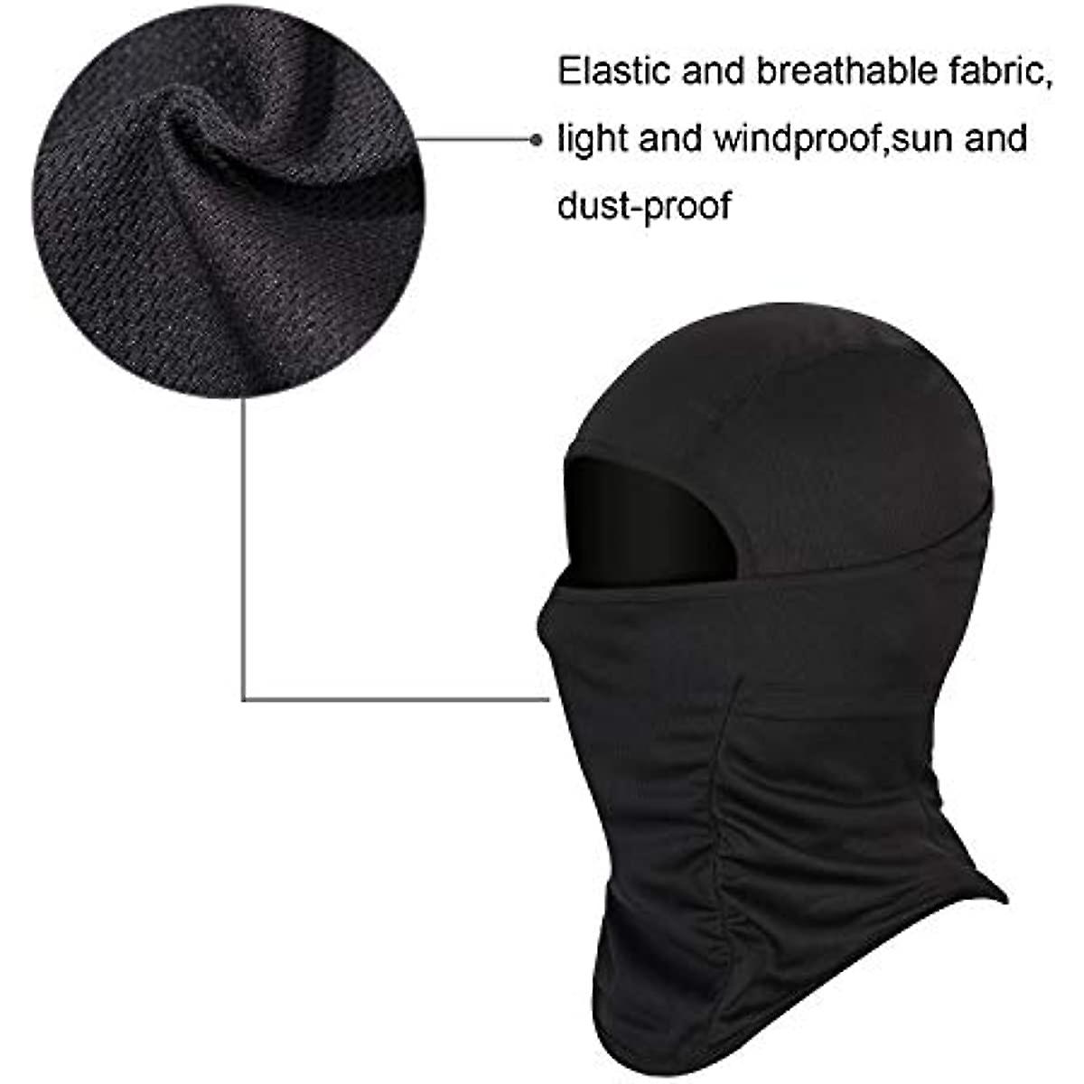 3 Pack Summer Uv Protection Face Mask Neck Gaiter Scarf Breathable Bandana Balaclava For Hiking Cycling Fishing