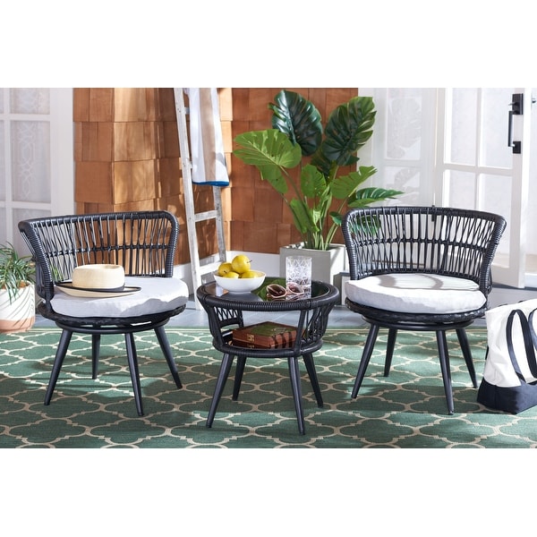 Safavieh Outdoor Living Kyomi 3Pc Lounge Set