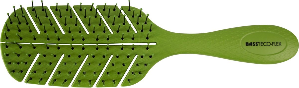 Bass Brushes The BIO-FLEX Pet Brush， Green