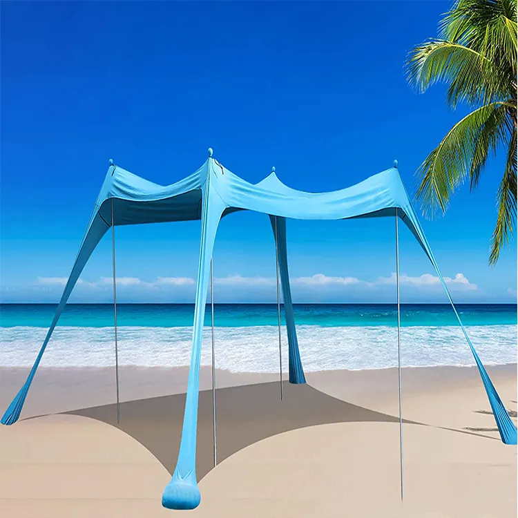 2023 summer foldable beach tent /beach sunshade canopy outdoor/folding portable canopy beach tent