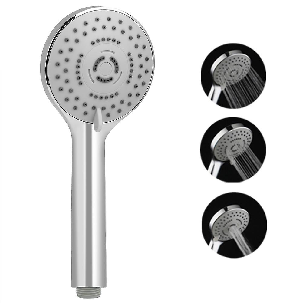 G1/2in Bathroom 3 Functions Handheld Shower Head Pressurized Showering Spray Head