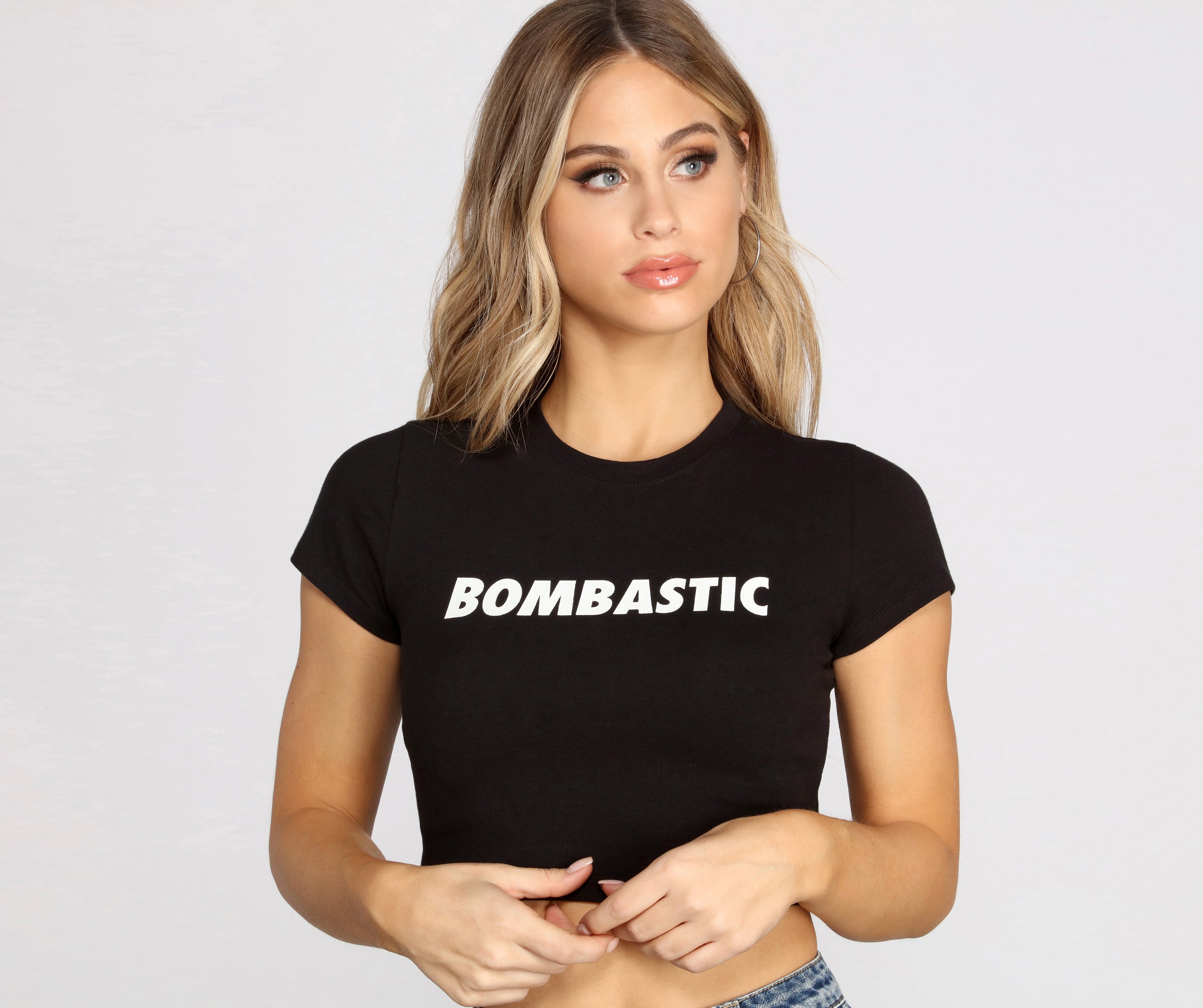 Bombastic Graphic Crop Top