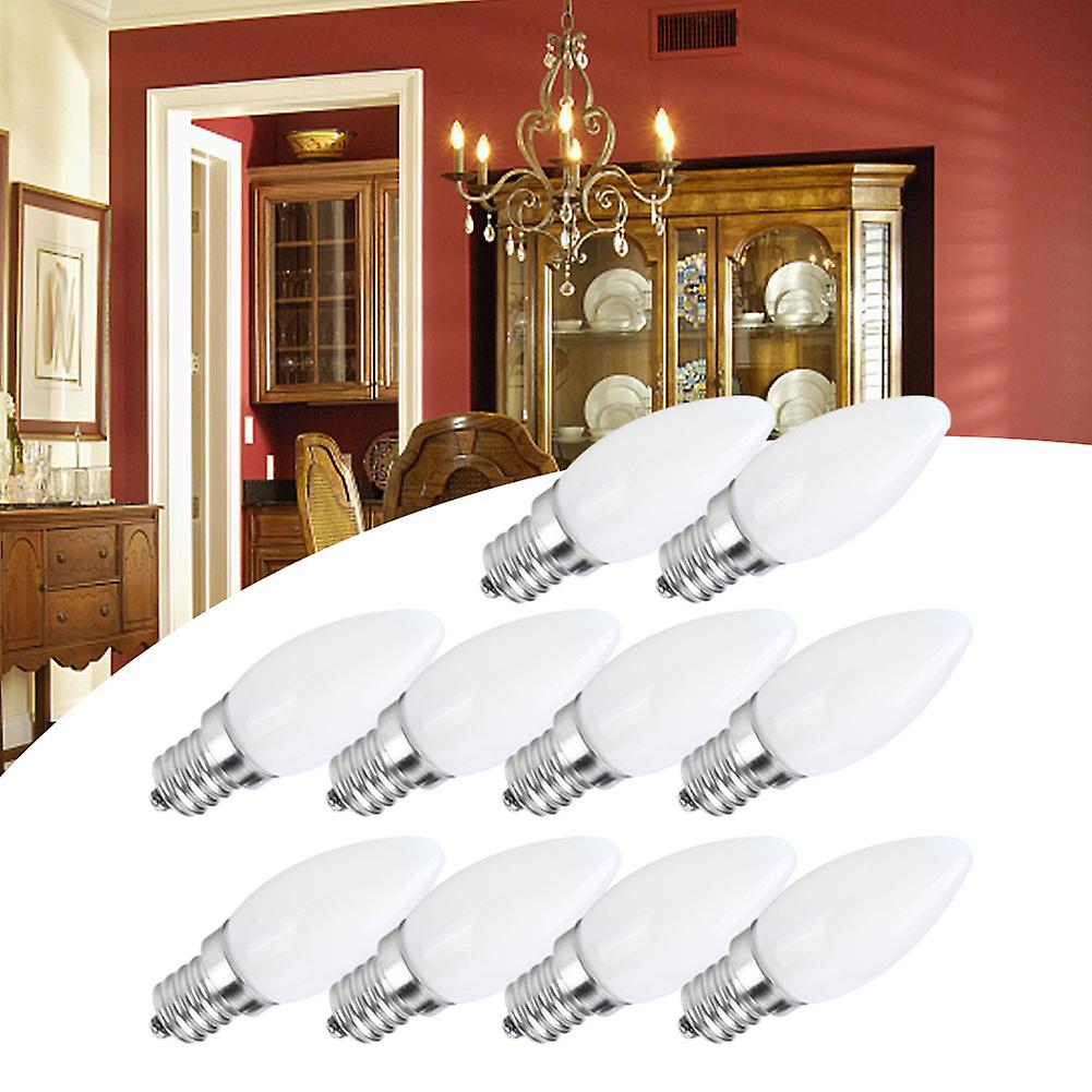 10pcs Mini E12 Led Candelabra Light Bulbs 1.5w Ac 230v For Home Car Cabinet Hotel Lighting