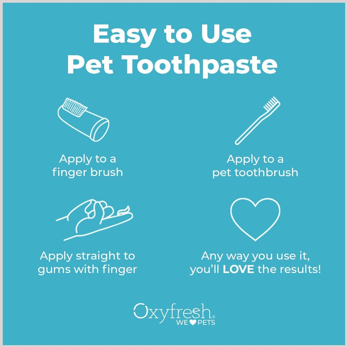 Oxyfresh Premium Vet Formulated Plaque and Tartar Cat and Dog Toothpaste， 4-oz bottle