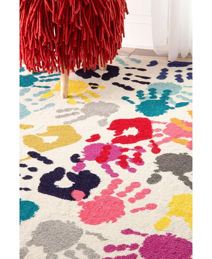 nuLoom Pinkie ECCR15A Multi 3 x 5 Area Rug