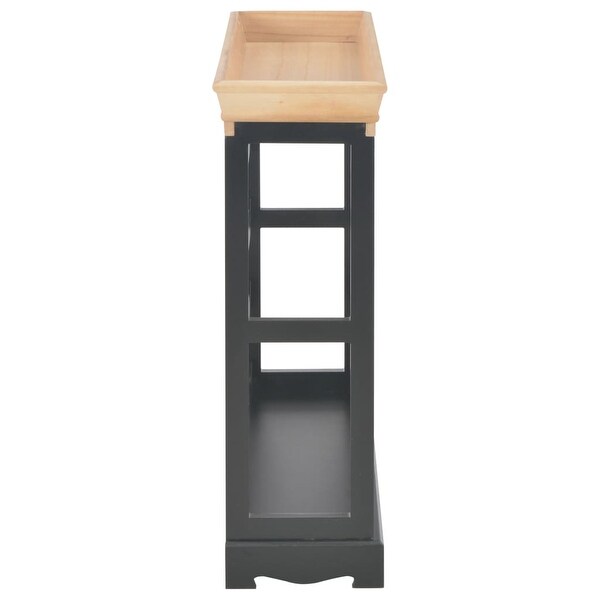 Wine Cabinet Black 27.6