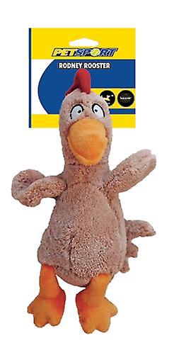 Rodney The Beeping Rooster Plush Dog Toy