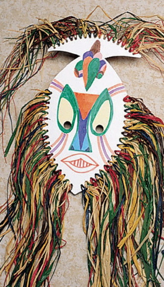 S S Worldwide African Mask Craft Kit