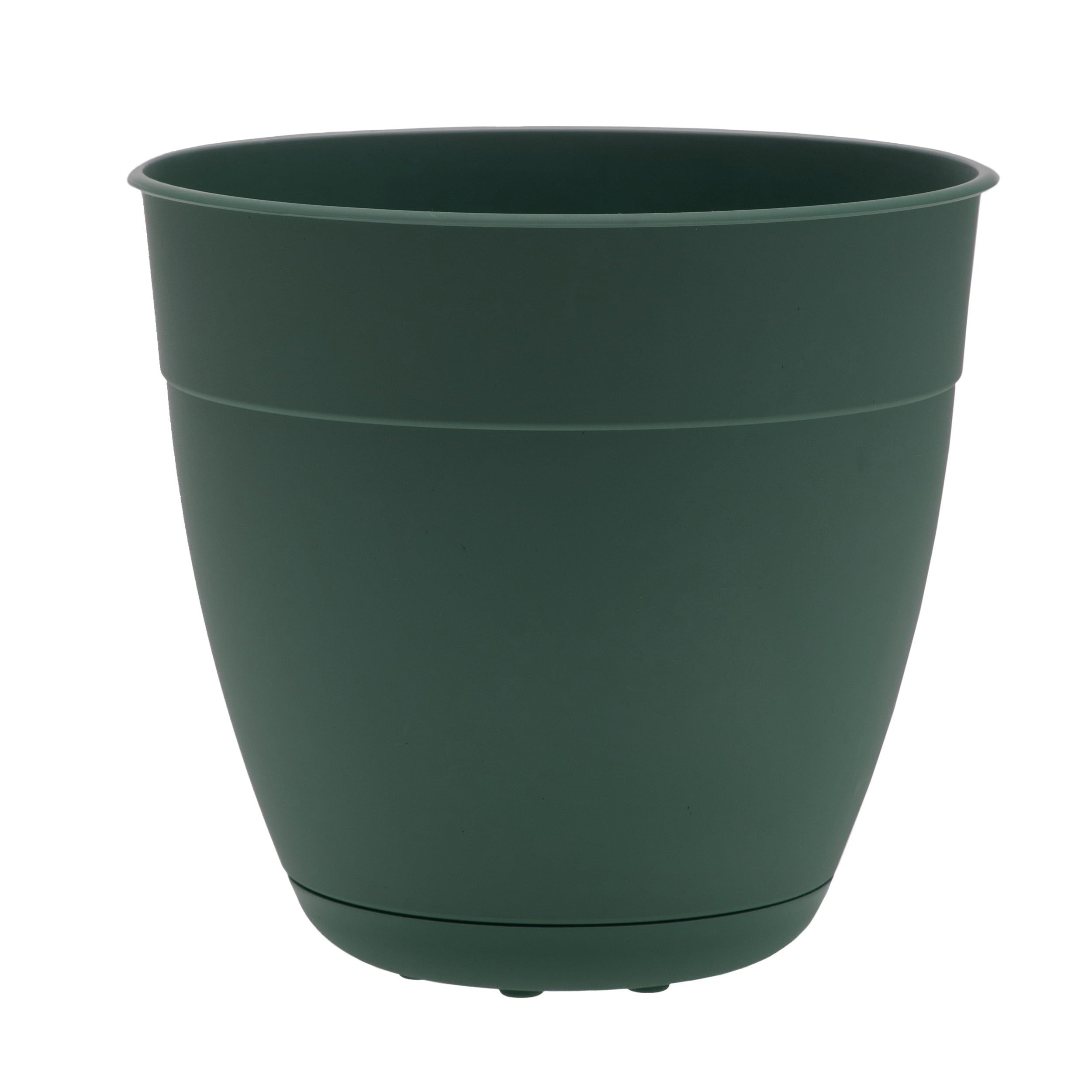 Bloem Dayton Plastic Planter 8 x 11.5 Plastic Round Turtle Green