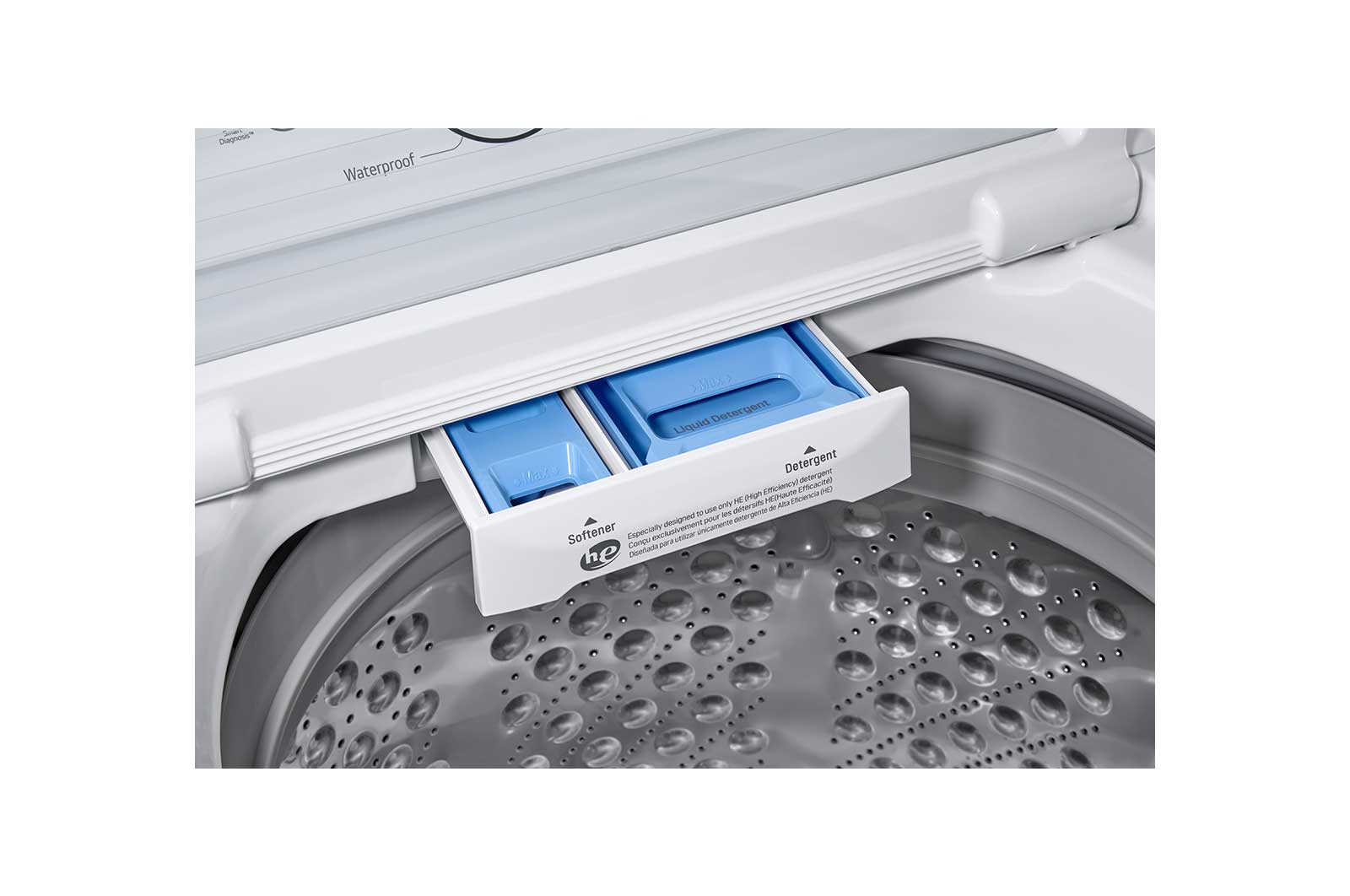 Lg WT7000CW 4.5 Cu. Ft. Ultra Large Capacity Top Load Washer With Turbodrum™ Technology