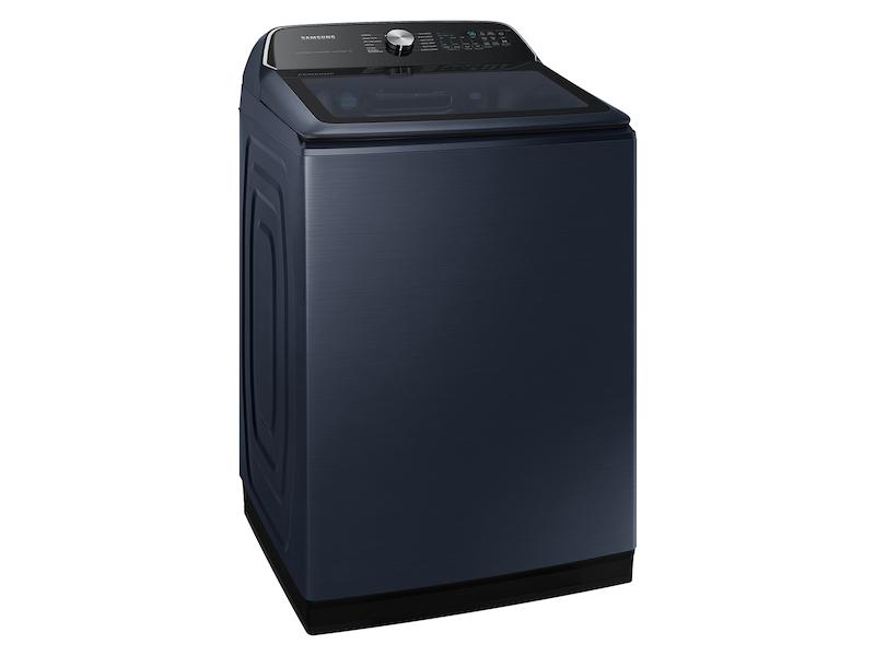 Samsung WA54CG7150AD 5.4 Cu. Ft. Smart Top Load Washer With Pet Care Solution And Super Speed Wash In Brushed Navy