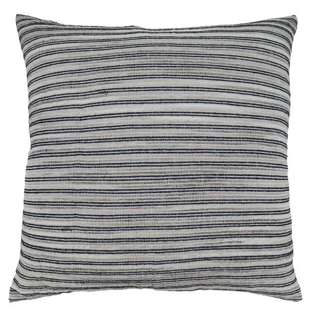 Oversize Corded Line Poly Filled Square Throw Pillow Saro Lifestyle