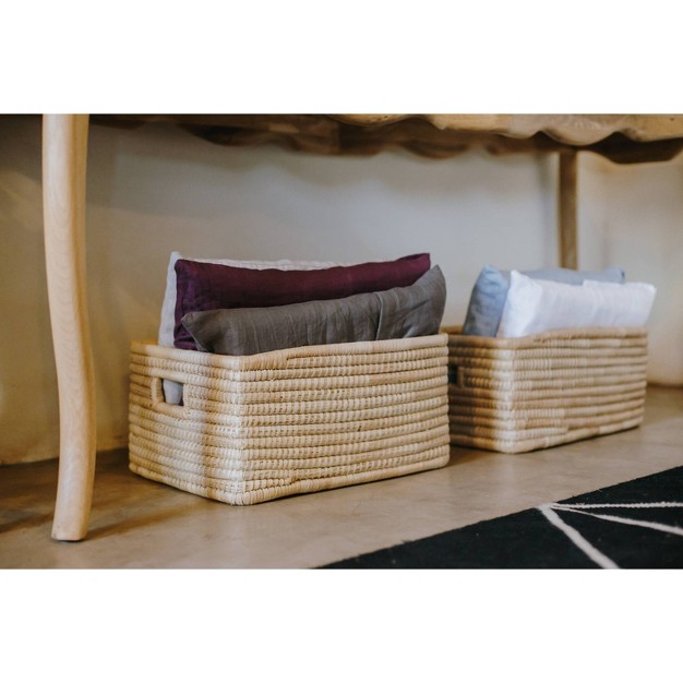 Mo x27 s Crib Medium Handcrafted Multi Storage Basket