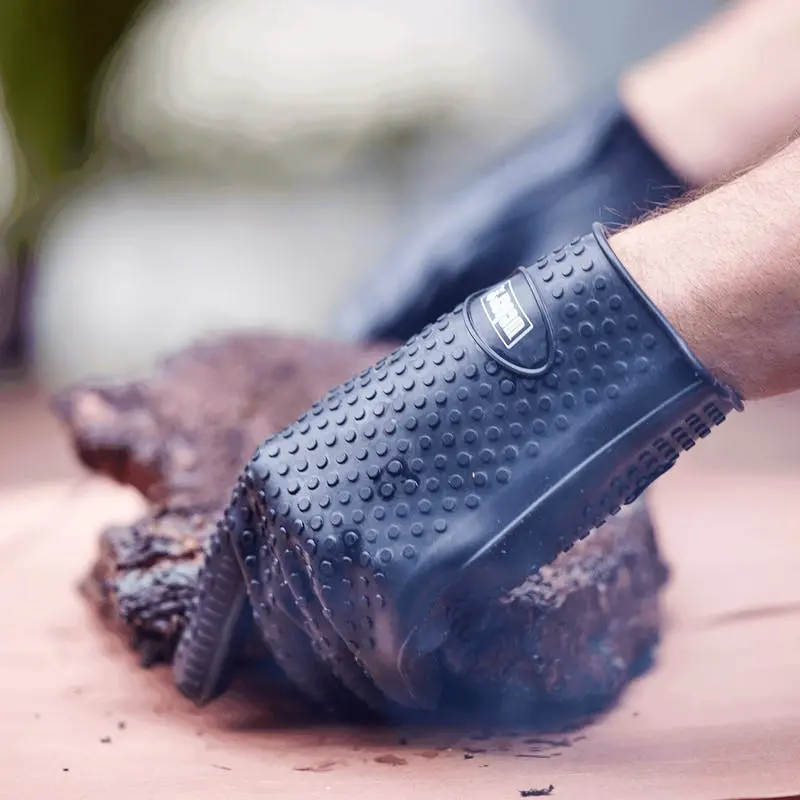 Weber Black Silicone Grilling Gloves