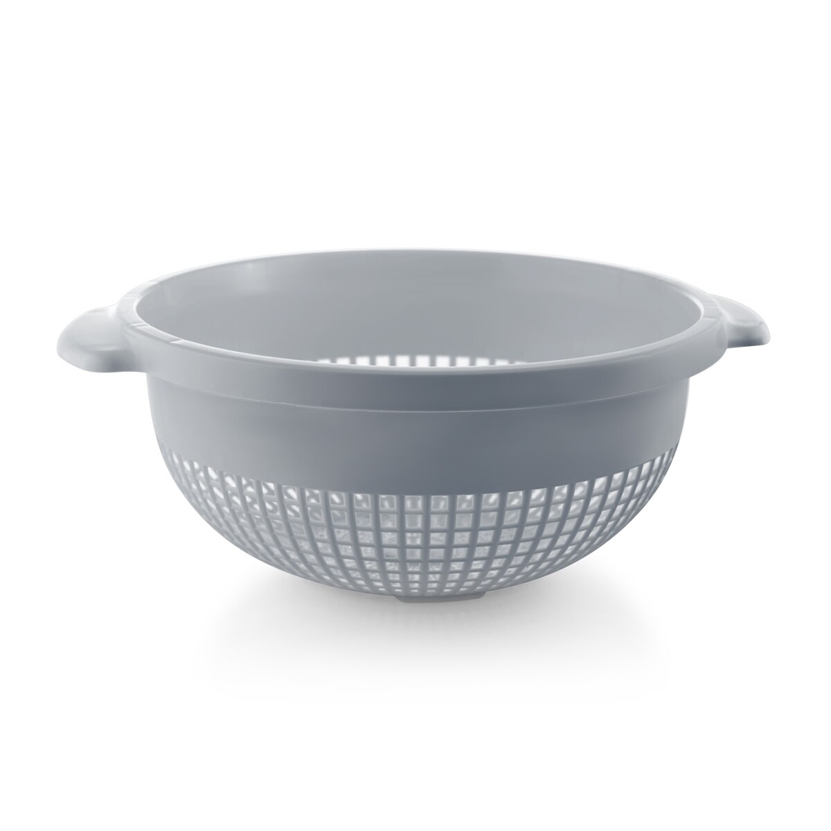 YBM Home 14 In. Round Deep Plastic Colander for Pasta， Vegetables