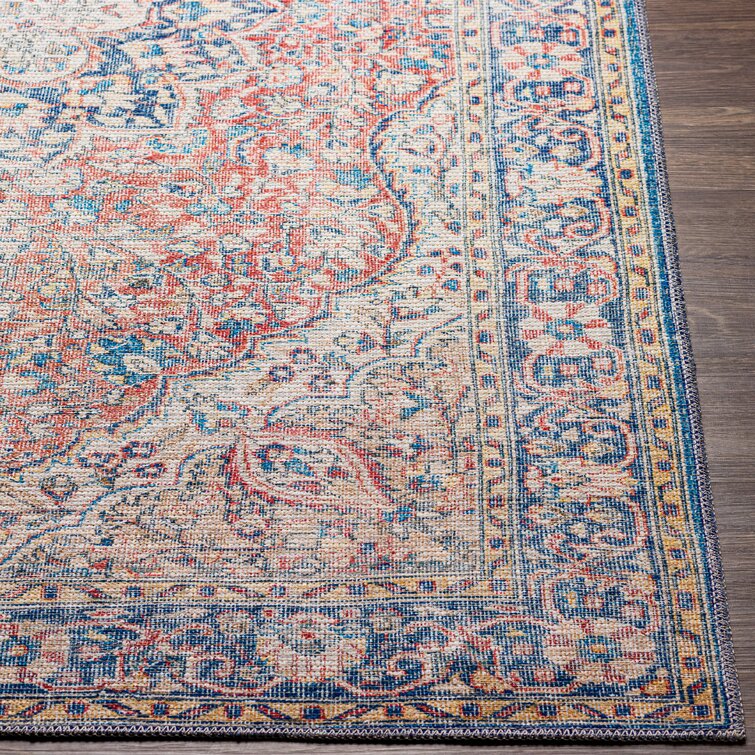 Bria Blue/Red/Ivory Rug