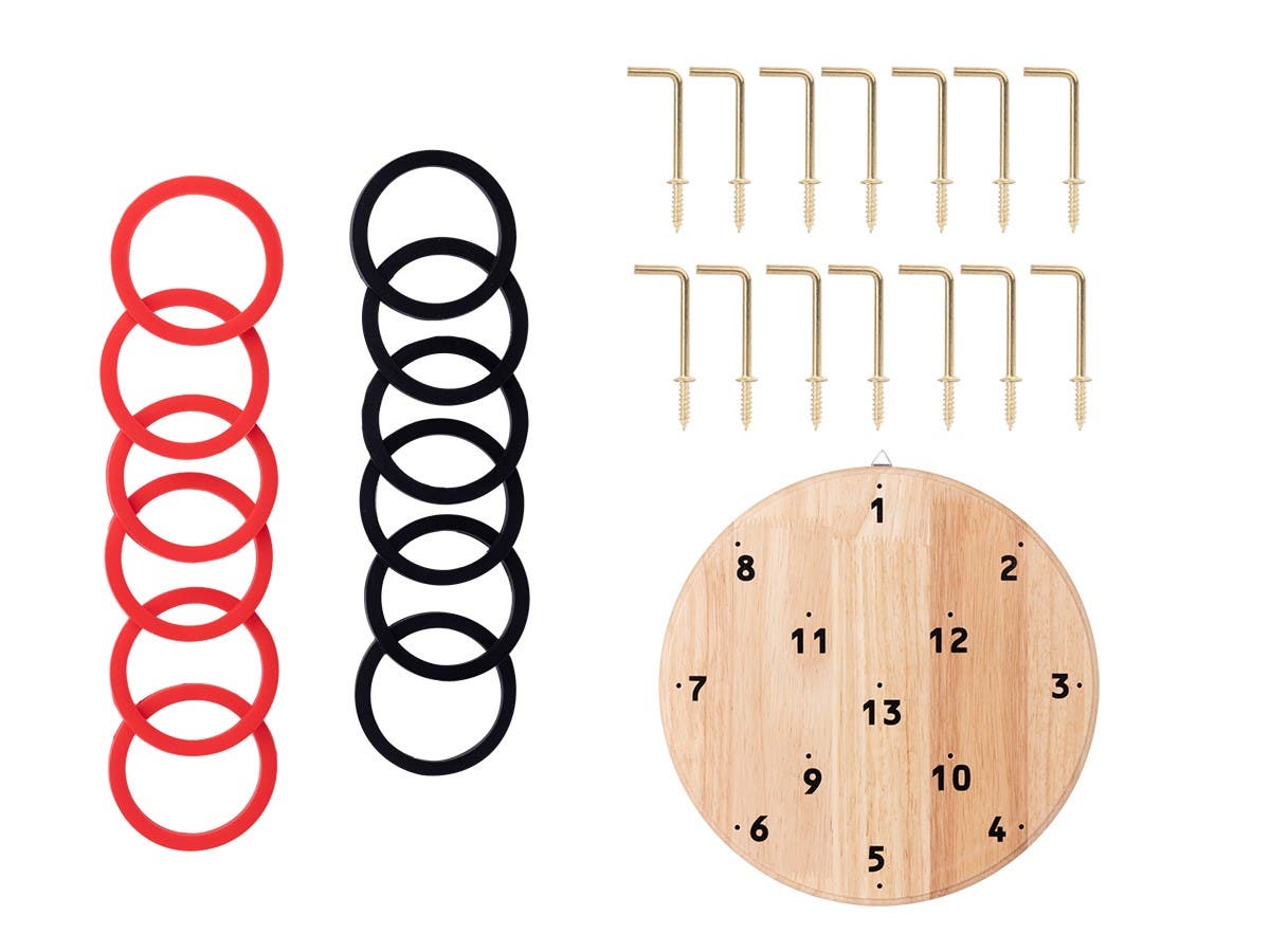 Monoprice Hook and Ring Toss Game, Perfect for Tailgating, BBQs, Camping, Outdoor Events, Parties - Pure Outdoor Collection