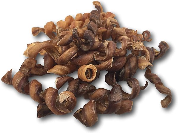 Top Dog Chews Bully Stick Spirals Dog Treats