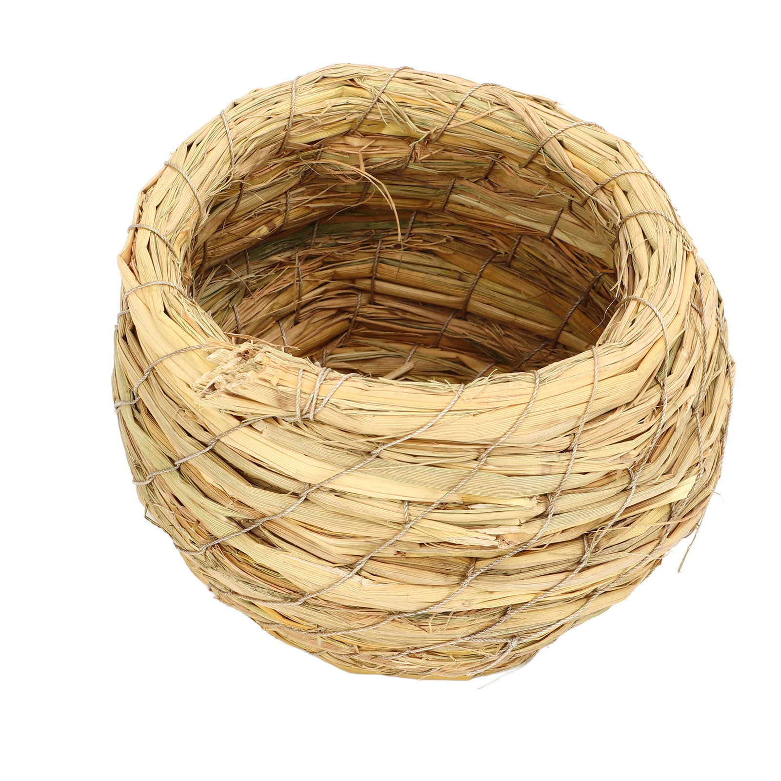 Birdhouse， Warm Soft Bird Grass Hut Hand Woven Breathable Elegant Comfortable Dry Storage  For Outdoor