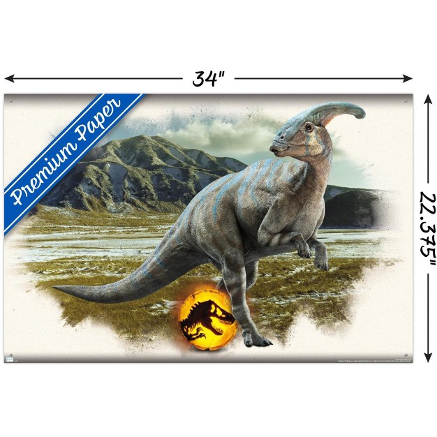 Trends International Jurassic World Dominion Parasaurolophus Focal Unframed Wall Poster Prints