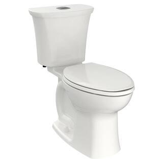 American Standard Edgemere 12 in. Rough-In 2-Piece 1.11.6 GPF Dual Flush Right Height Elongated Toilet in White Seat Not Included 204AA200.020