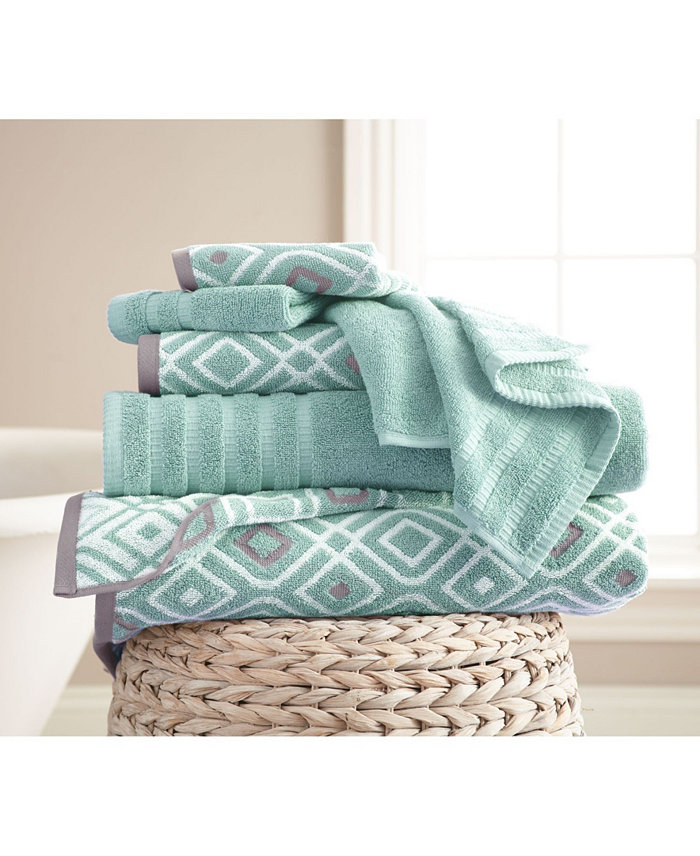 Modern Threads Oxford Yarn Dyed 6-Pc. Towel Set