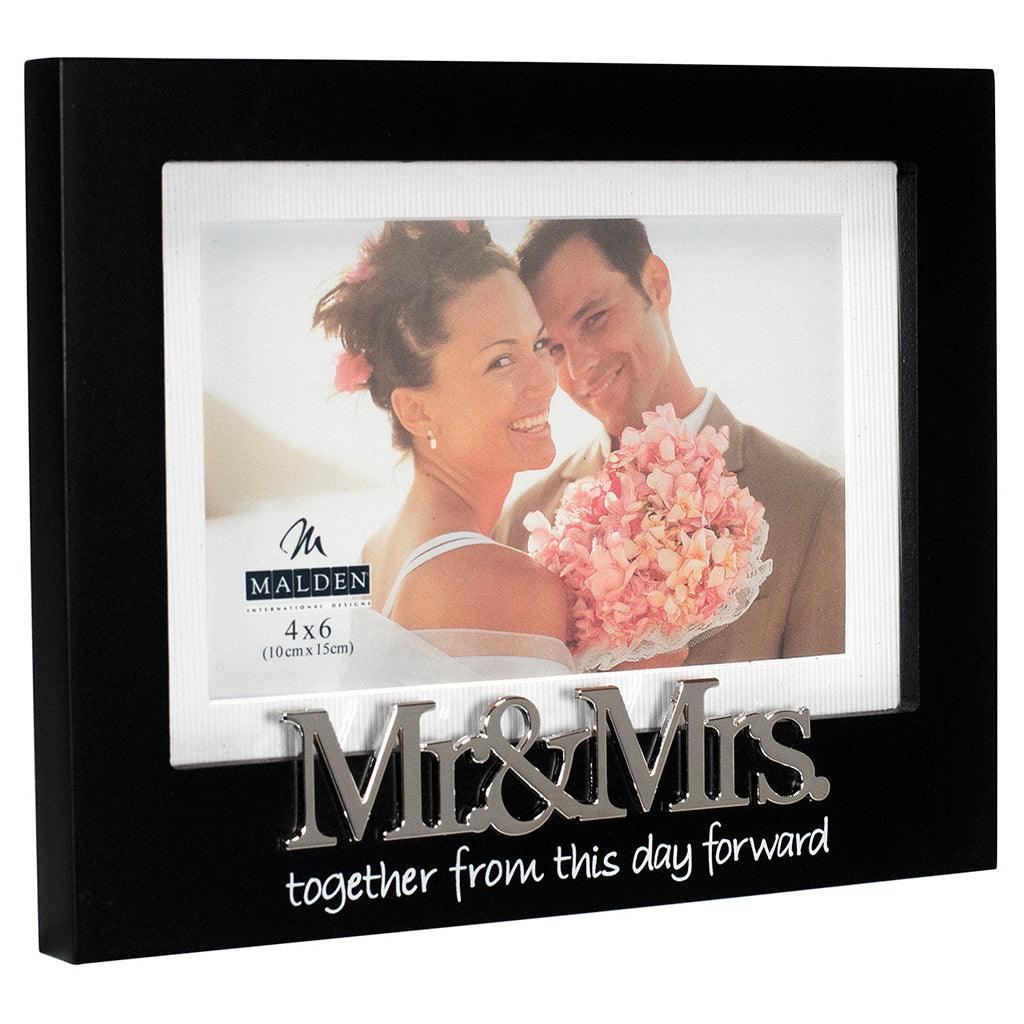 Malden  4X6/5X7 Mr.& Mrs. Expressions Frame