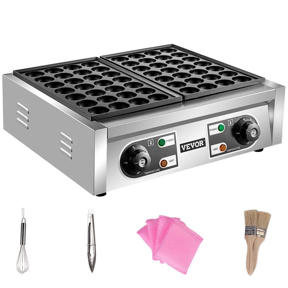 VEVOR Commercial Takoyaki Maker 56 PCs Octopus Fish Ball Machine 2000 W Takoyaki Grill Maker Waffle Cone Waffle Maker ZYWZJSB56G0000001V1