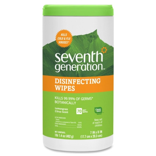 Seventh Generation Lemongrass Scented Disinfecting Wipes  SEV22813