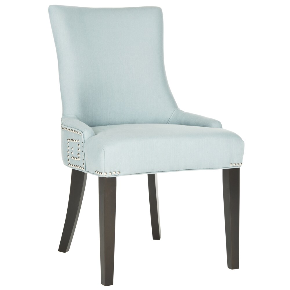 SAFAVIEH Dining Gretchen Light Blue Dining Chairs (Set of 2)   22.2\