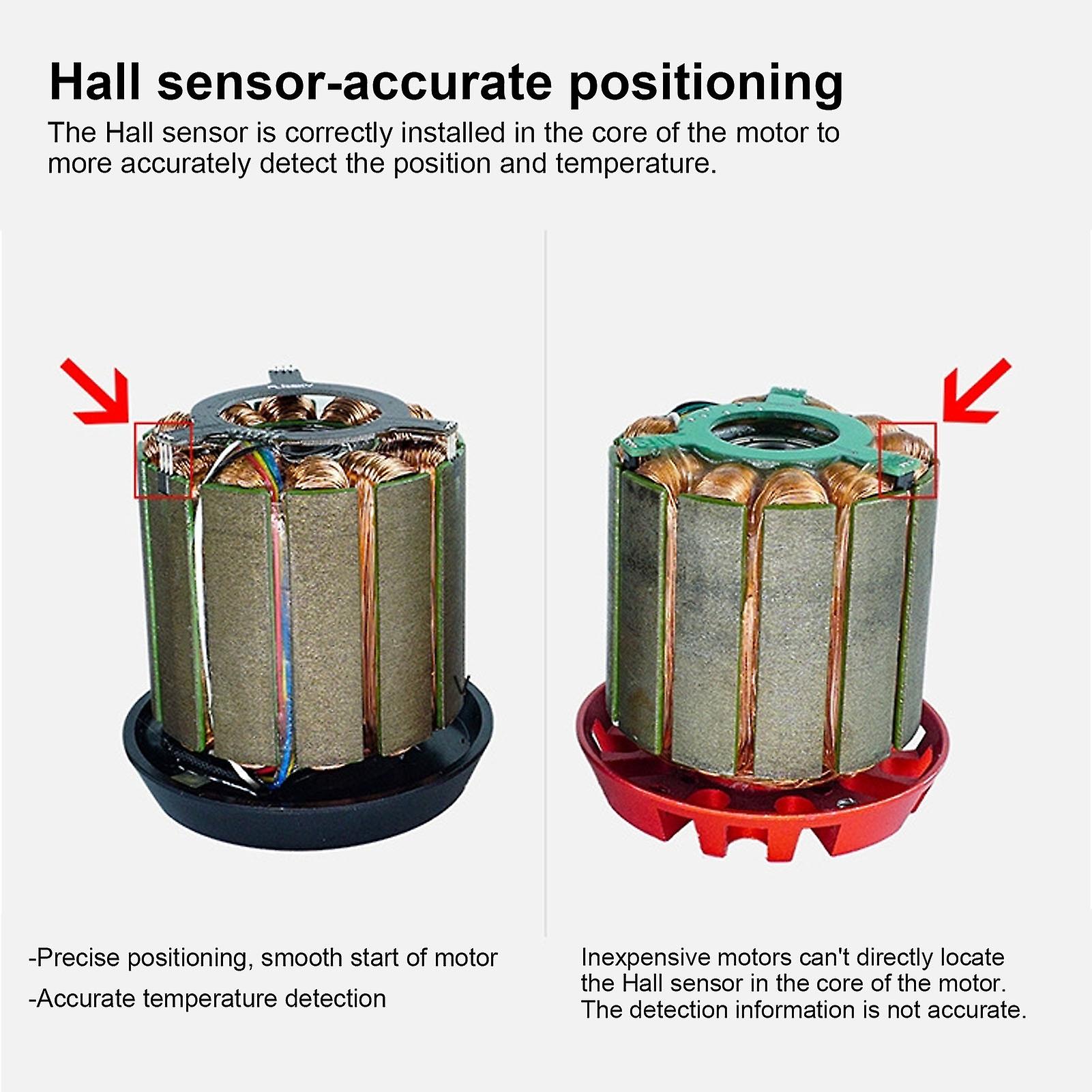 Dc36v H6355 160kv 1620w 3-phase Motor Brushless Dc Motor For Diy Remote Control Car With High Power And Temperature Resistance