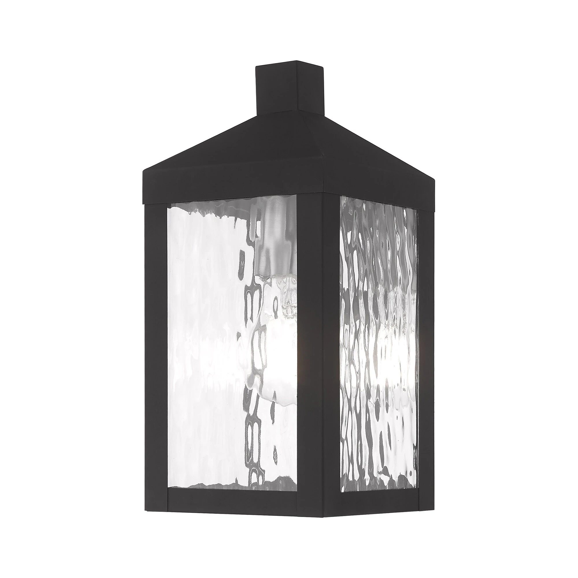 Livex Lighting Nyack 1-Light Black Outdoor Wall Lantern - 5