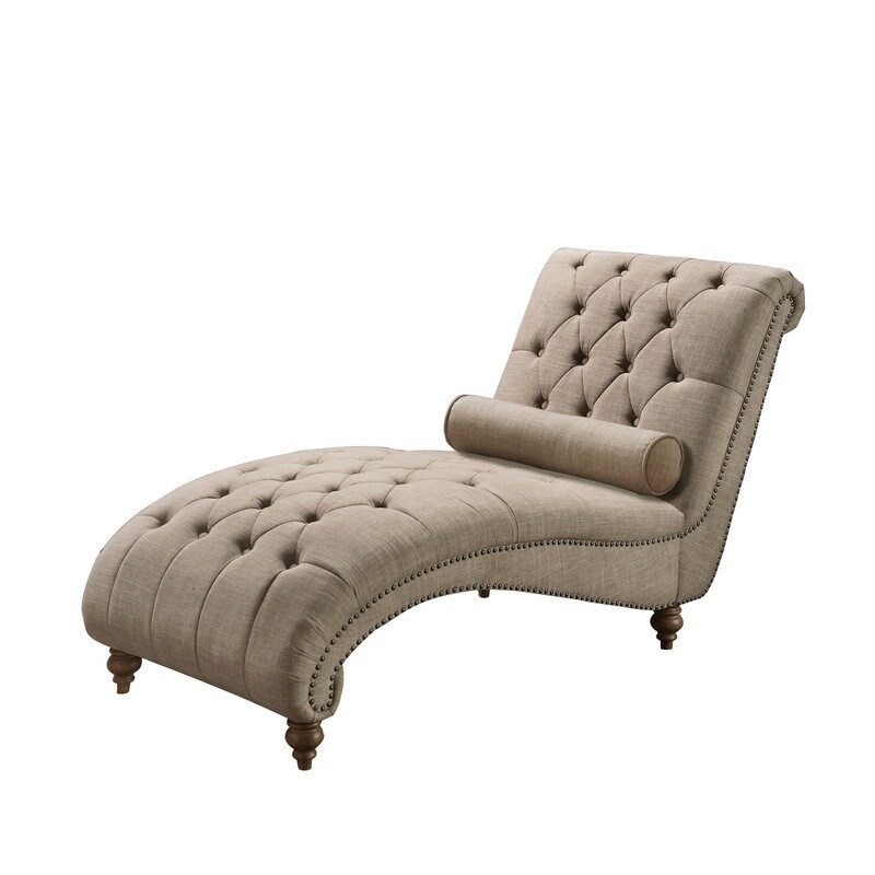 Yarmouth Upholstered Tuffted Chaise Lounge