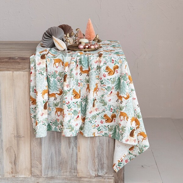 Cotton Printed Tablecloth with Pattern