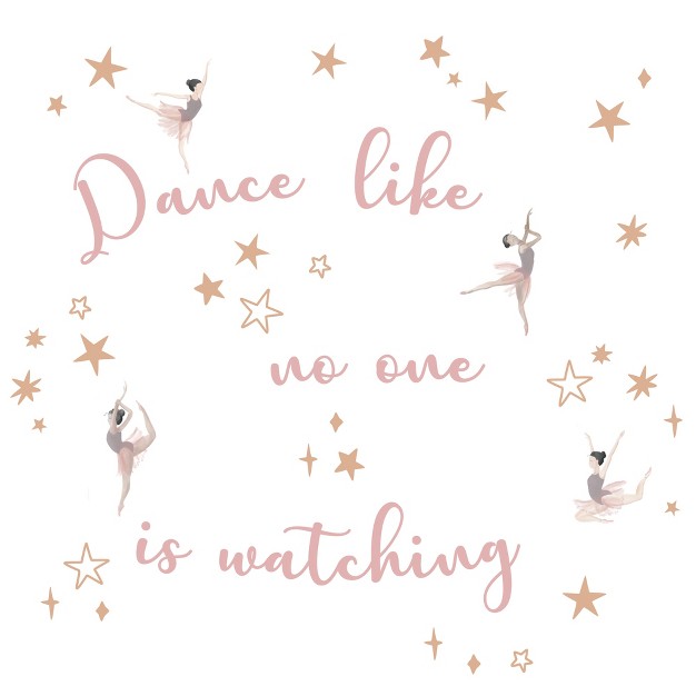 Lambs amp Ivy Ballerina Baby Dance Like No One Is Watching Wall Decals stickers