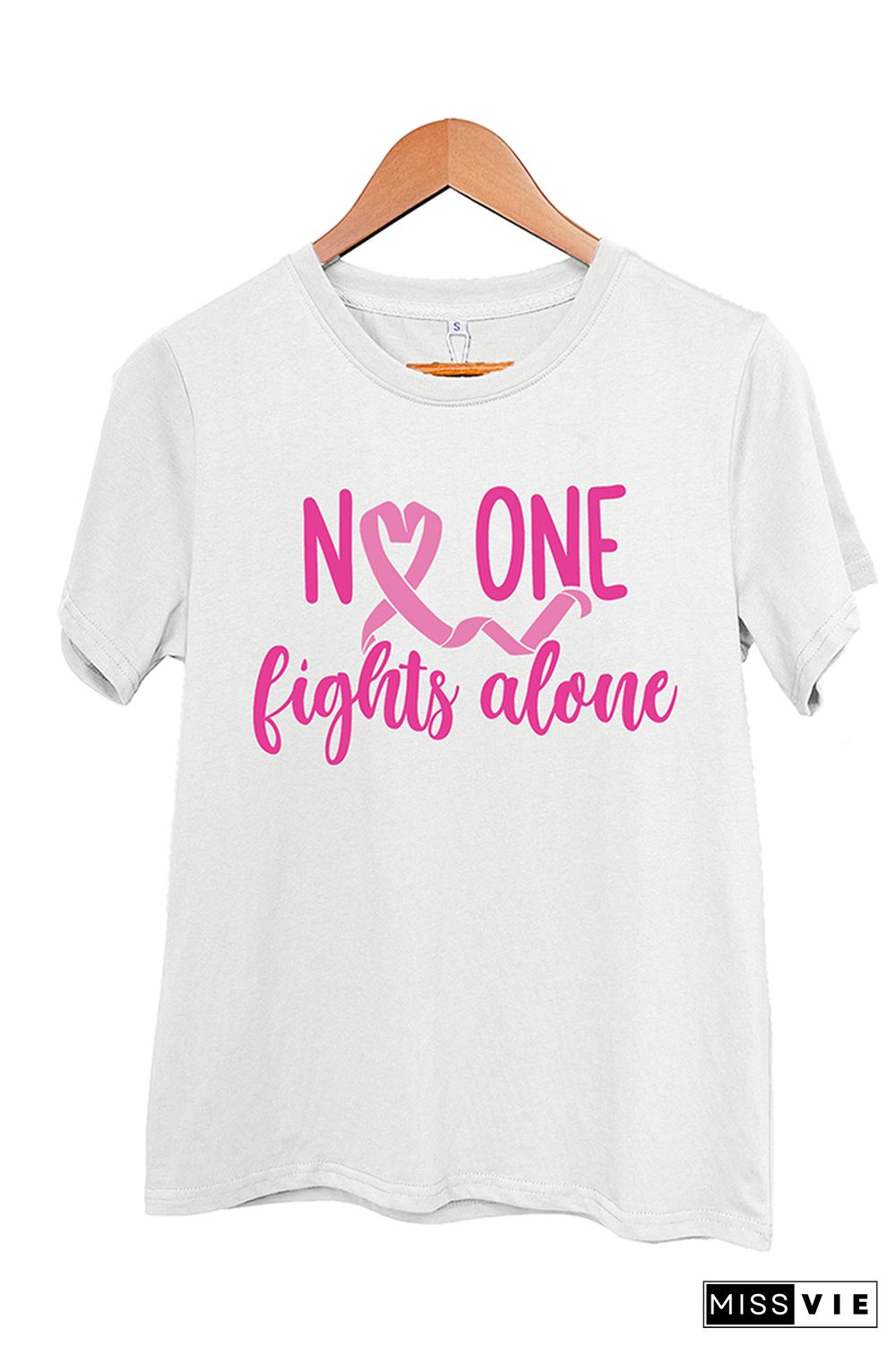 No One Fights Alone Graphic Tee Wholesale