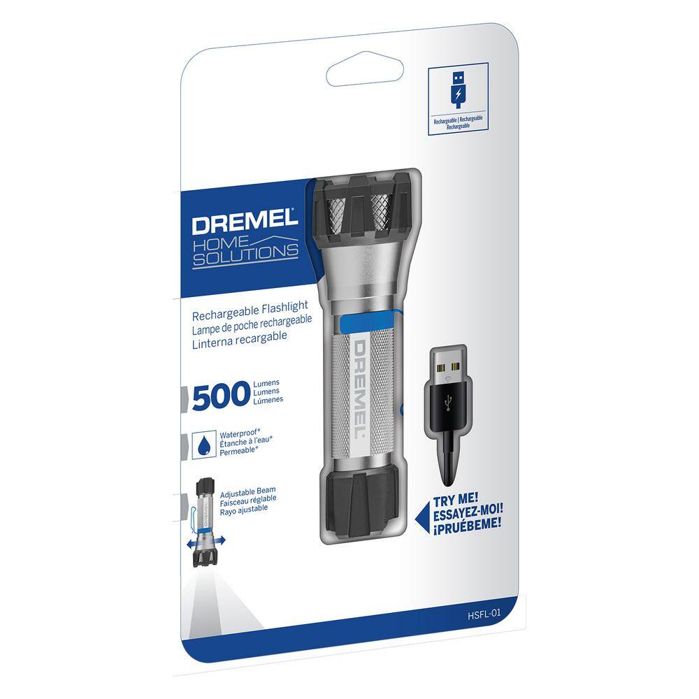 Dremel Cordless 4V USB Rechargeable Lithium-Ion LED Flashlight HSFL-01